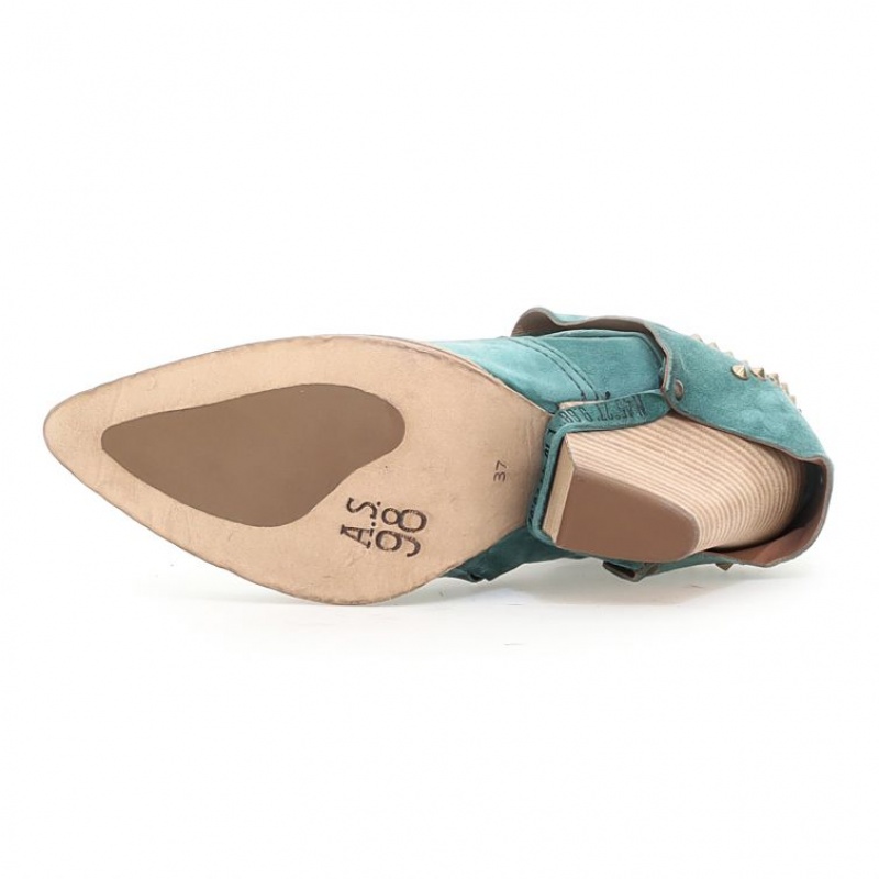 Ankle boots A.S.98 Blondie Femme Vert | FR-680219JAX