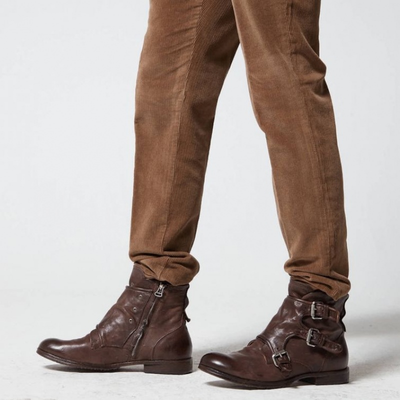 Ankle boots A.S.98 Clash 401202 Homme Chocolat | FR-308427DRS