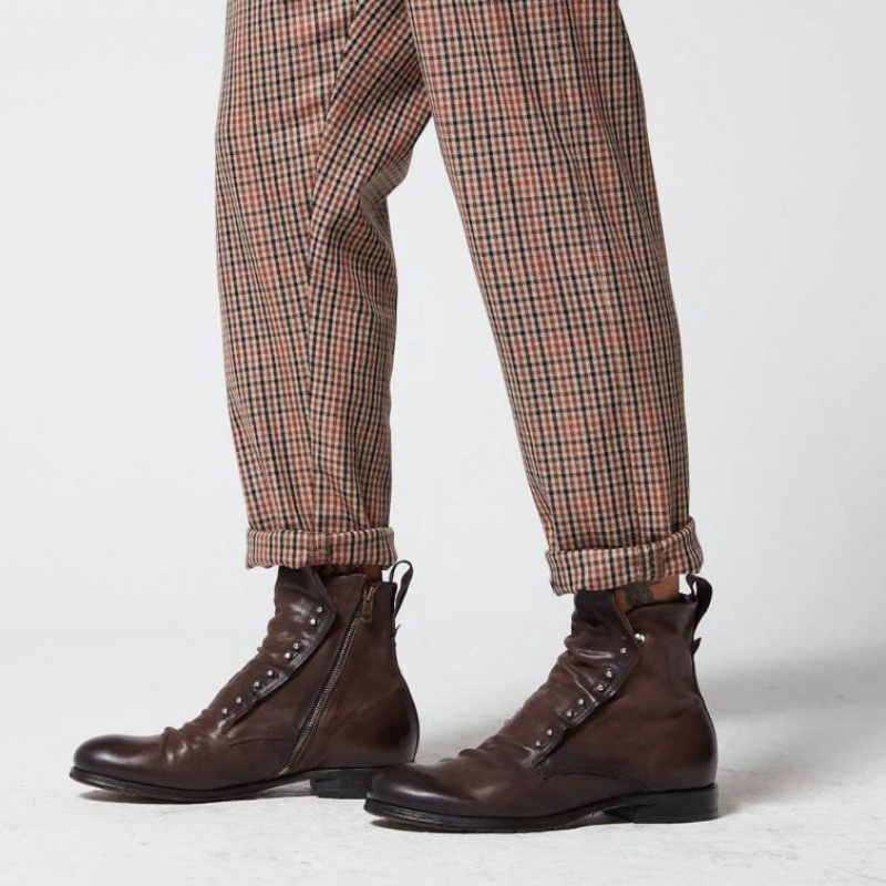 Ankle boots A.S.98 Clash 401231 Homme Chocolat | FR-659280ILD