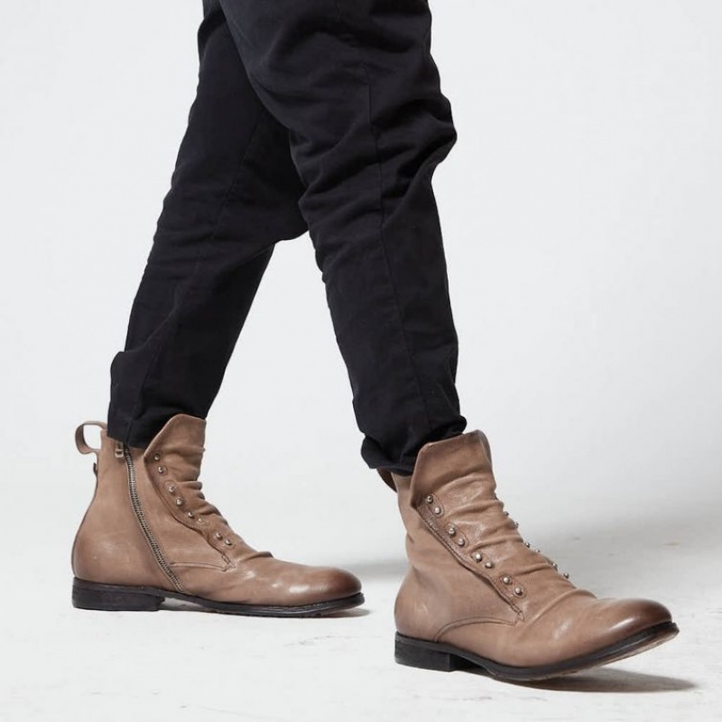 Ankle boots A.S.98 Clash 401231 Homme Grise | FR-617352XZM