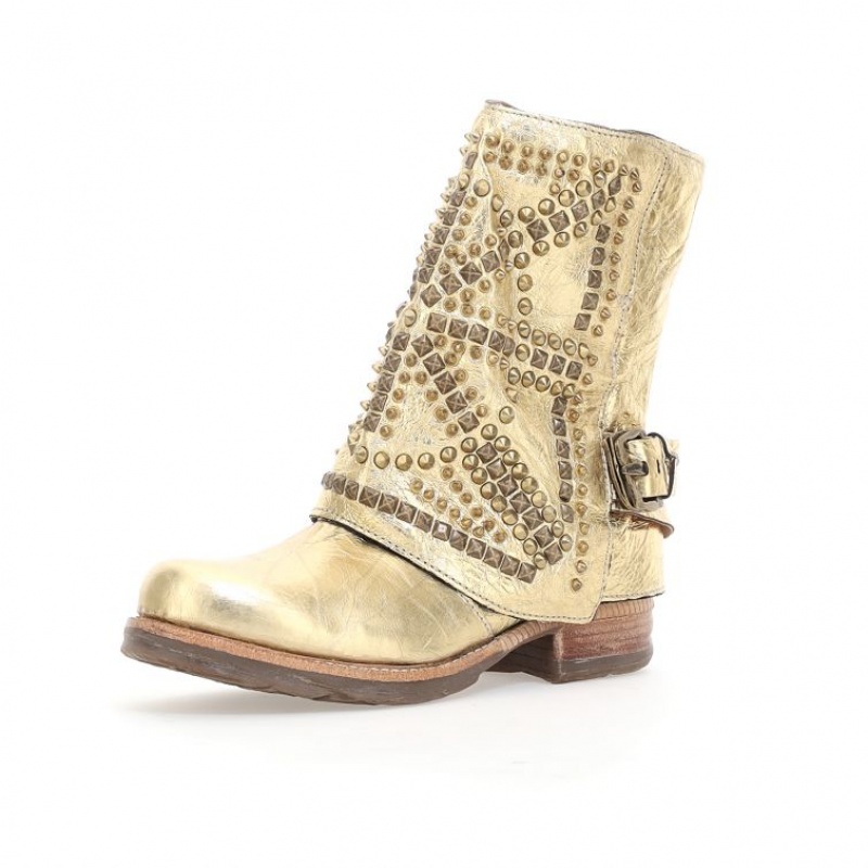 Ankle boots A.S.98 Shana Femme Doré | FR-734865GTB