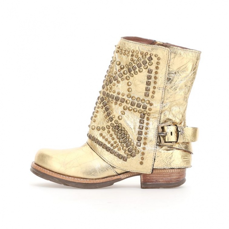 Ankle boots A.S.98 Shana Femme Doré | FR-734865GTB