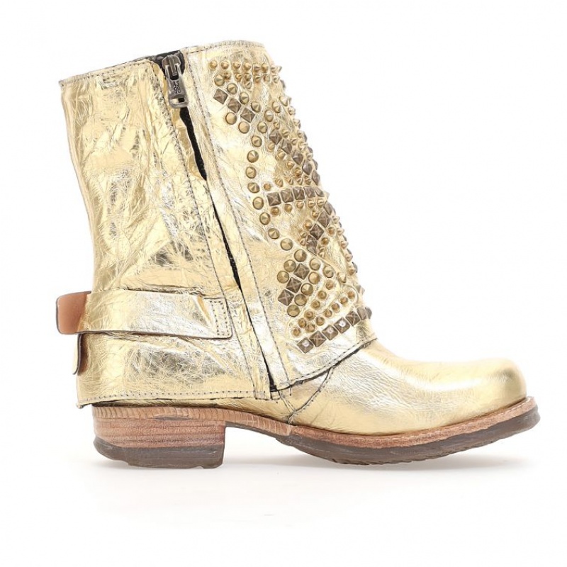 Ankle boots A.S.98 Shana Femme Doré | FR-734865GTB