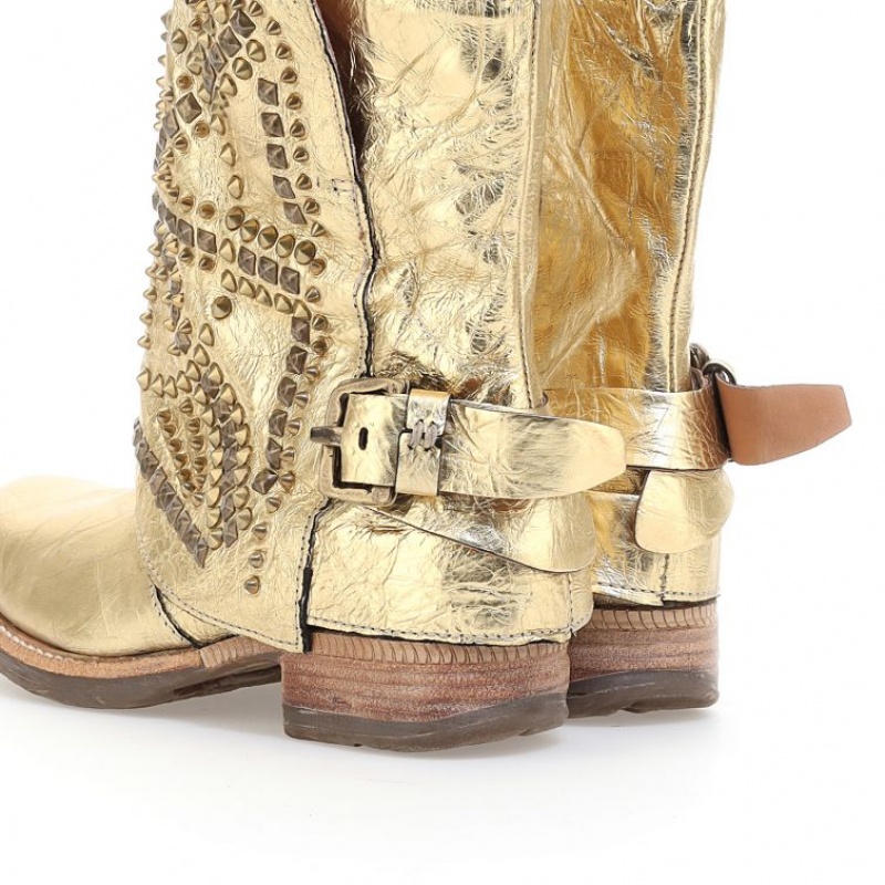 Ankle boots A.S.98 Shana Femme Doré | FR-734865GTB