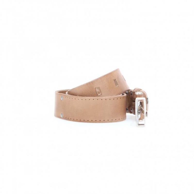 Ceintures A.S.98 Kam Unisex Kaki Clair | FR-245670SXL