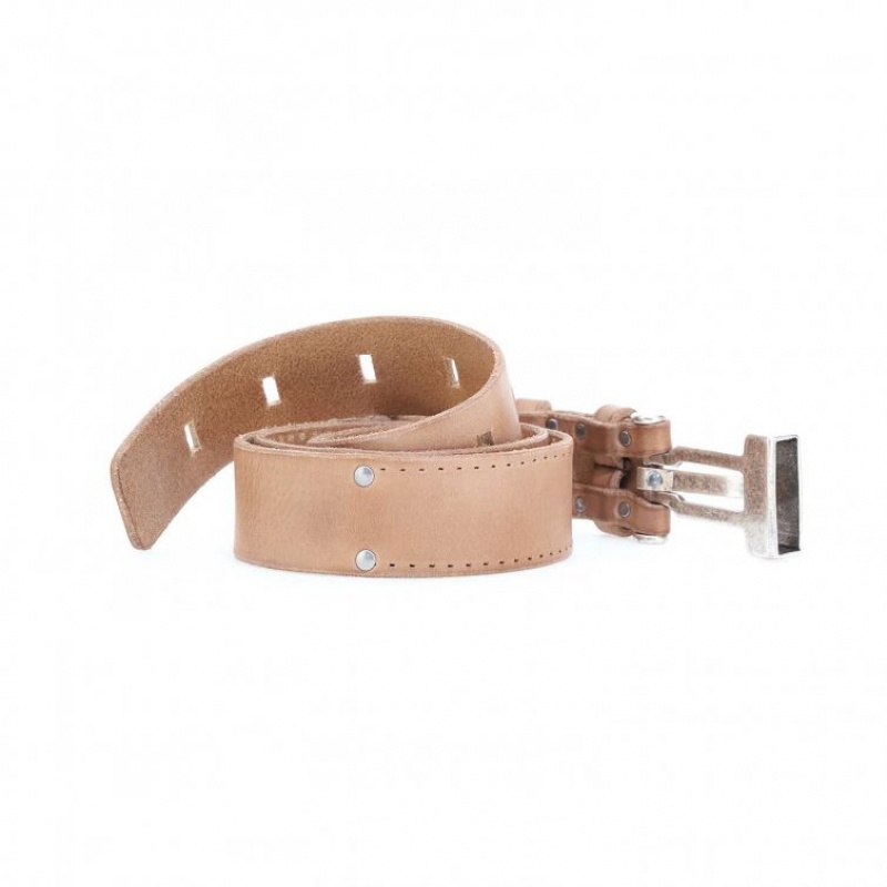 Ceintures A.S.98 Kam Unisex Kaki Clair | FR-245670SXL
