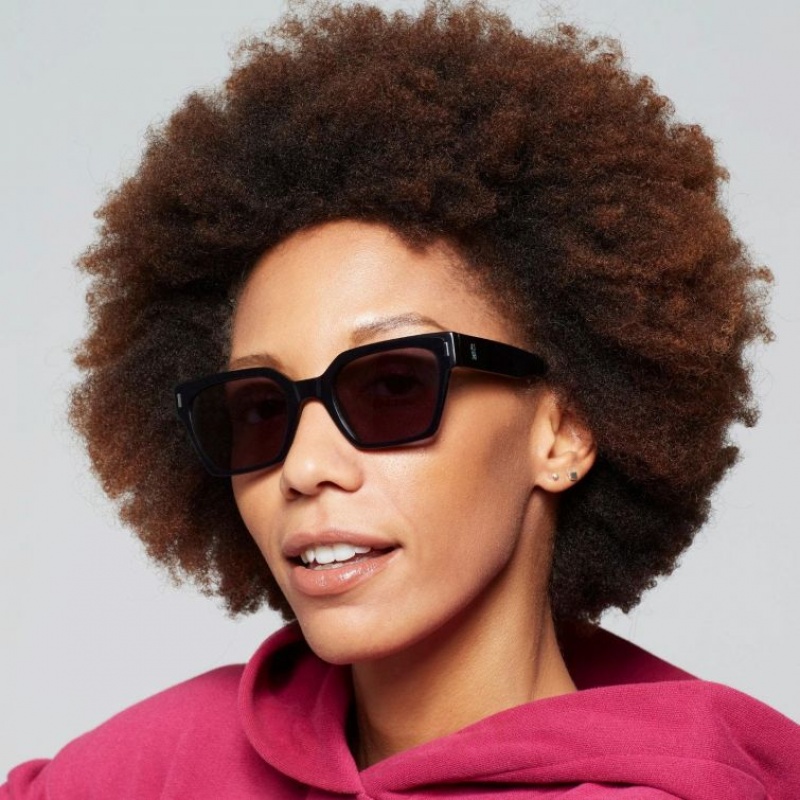 Lunette de Soleil A.S.98 Kirk Femme Noir | FR-587416DNK
