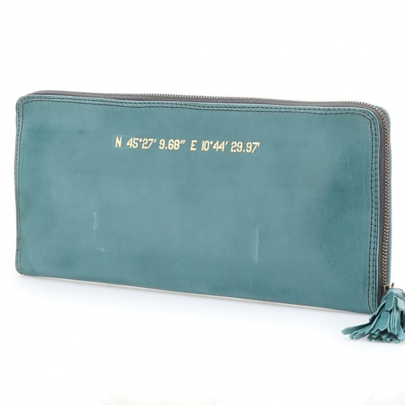 Portefeuilles A.S.98 Placida Unisex Vert | FR-291758PDY