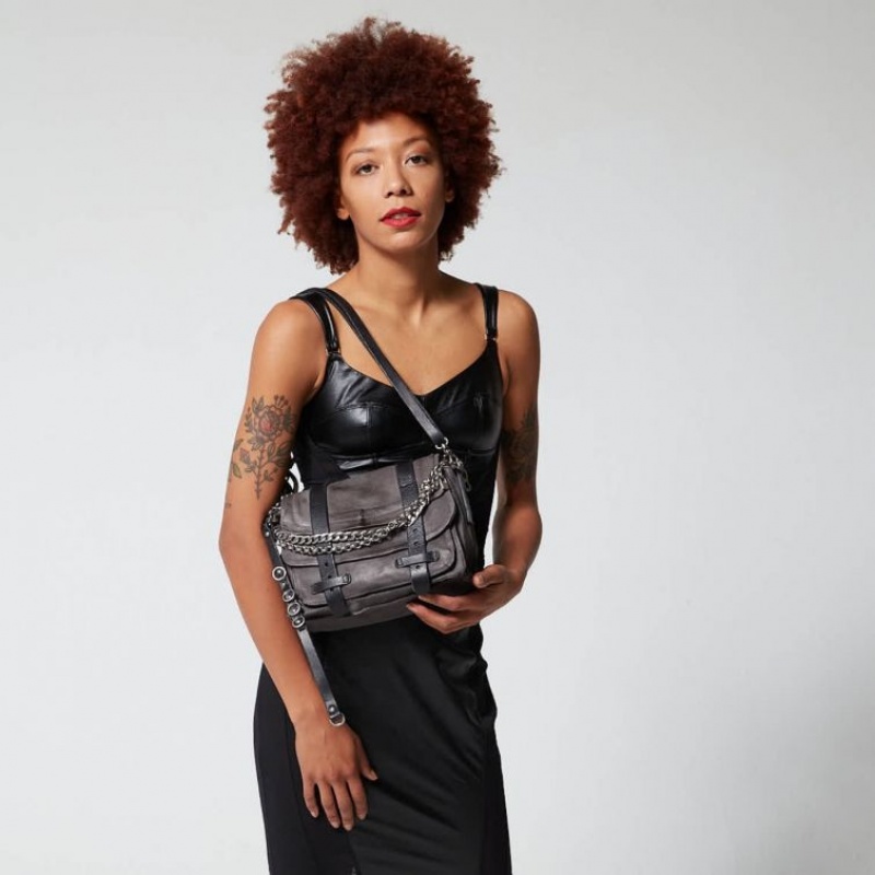 Sacs A.S.98 Ewart Femme Grise | FR-860379AMQ