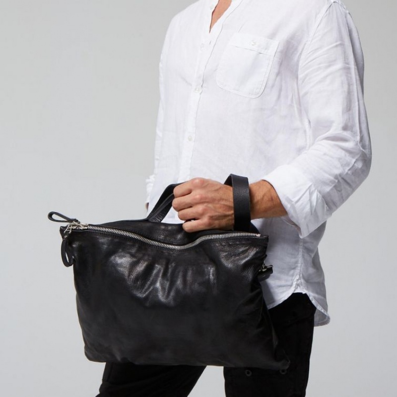 Sacs A.S.98 Firm Femme Noir | FR-910754JBK