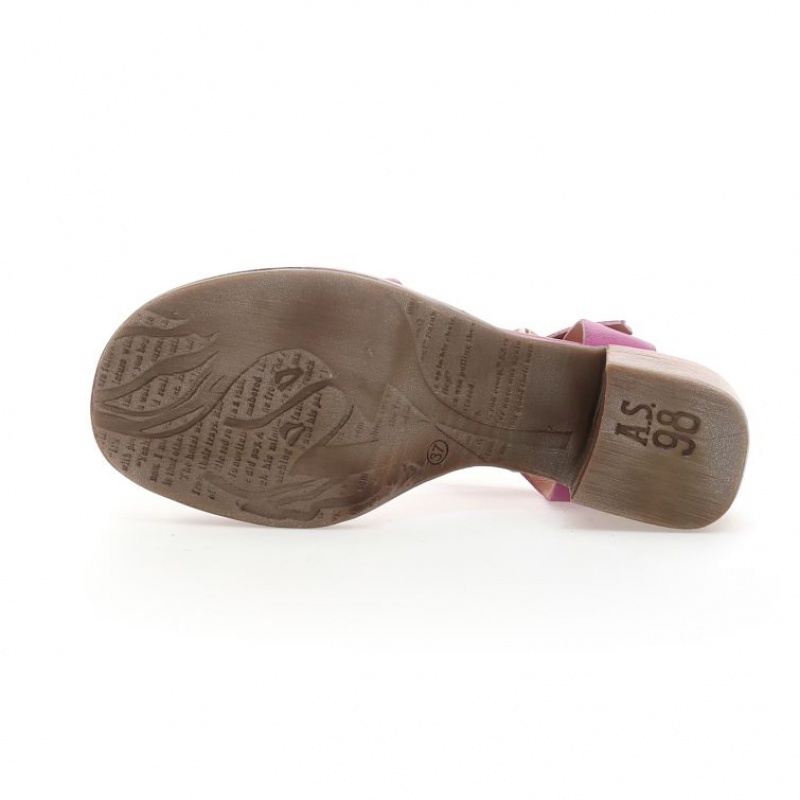 Sandale A.S.98 Abnor Femme Fushia | FR-862439FBX