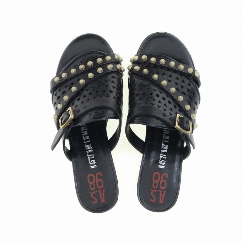 Sandale A.S.98 Adamina Femme Noir | FR-652190NVT