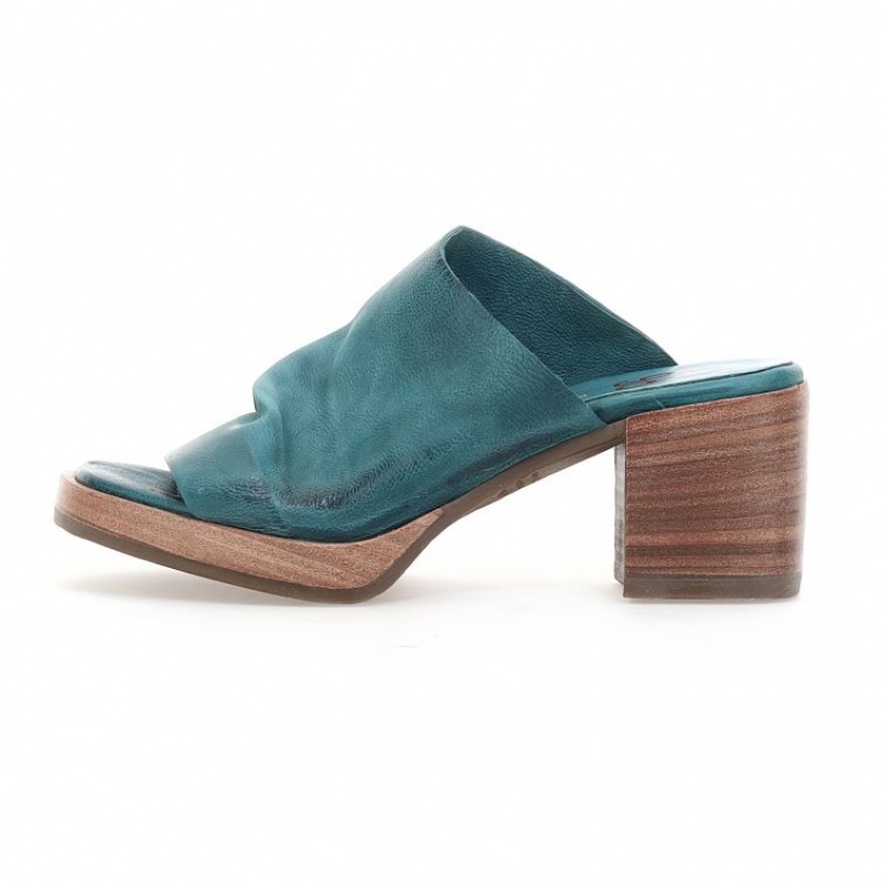 Sandale A.S.98 Aleesha Femme Vert | FR-653749AEQ