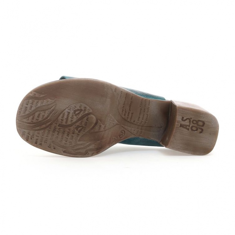 Sandale A.S.98 Aleesha Femme Vert | FR-653749AEQ