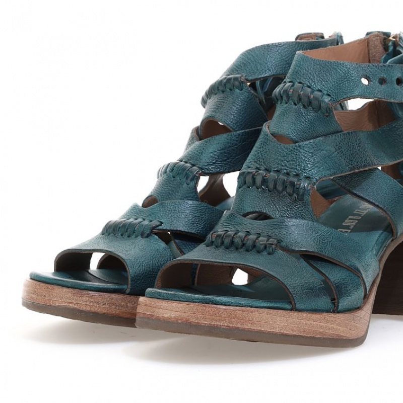 Sandale A.S.98 Andra Femme Vert | FR-206157JHG