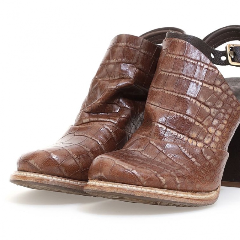 Sandale A.S.98 Blanca Femme Kaki | FR-543679YMO