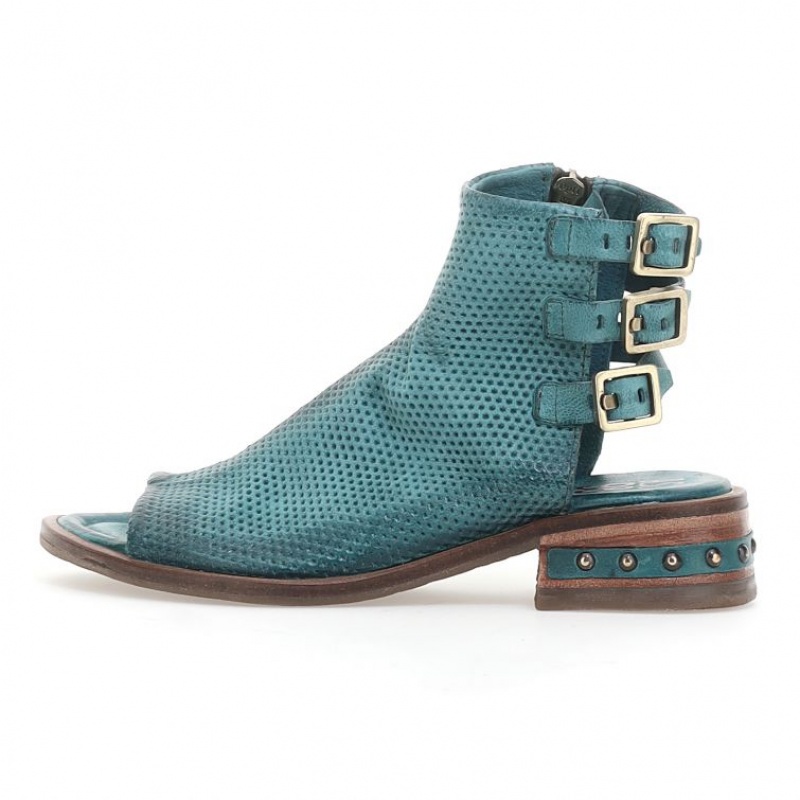 Sandale A.S.98 Gomer Femme Vert | FR-657842NSZ