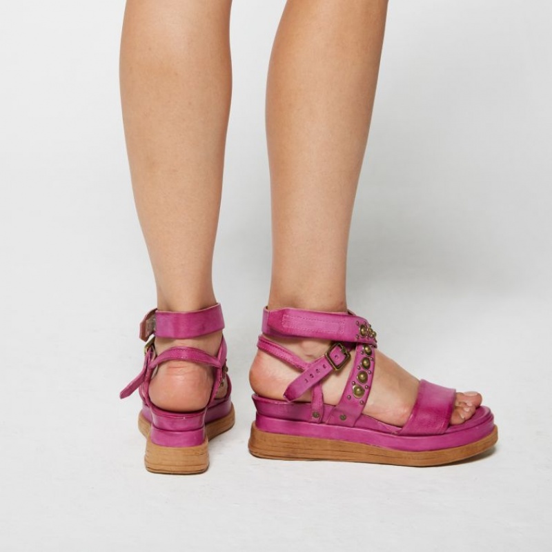 Sandale A.S.98 Ladonna Femme Fushia | FR-514276UGH