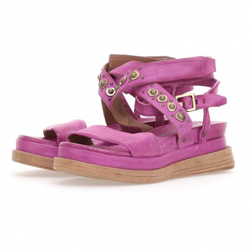 Sandale A.S.98 Ladonna Femme Fushia | FR-514276UGH