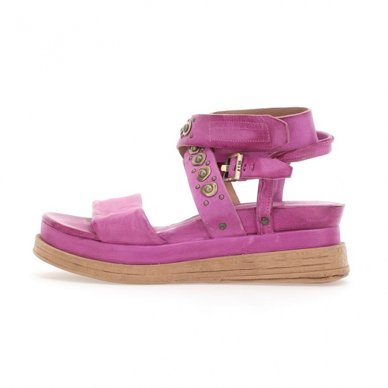 Sandale A.S.98 Ladonna Femme Fushia | FR-514276UGH
