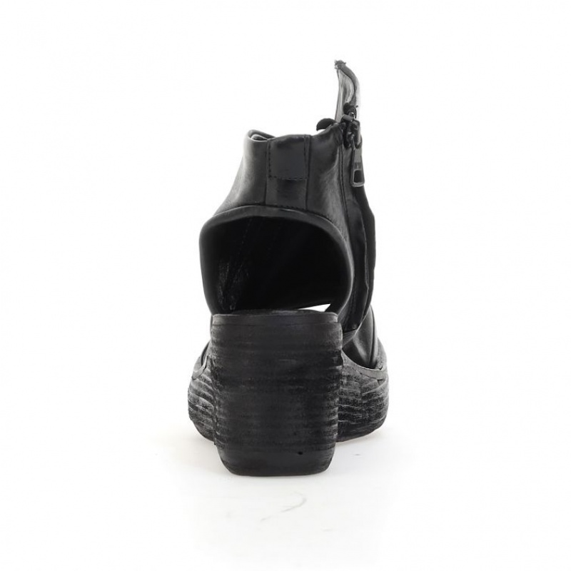Sandale A.S.98 Nowell Femme Noir | FR-370942IUK