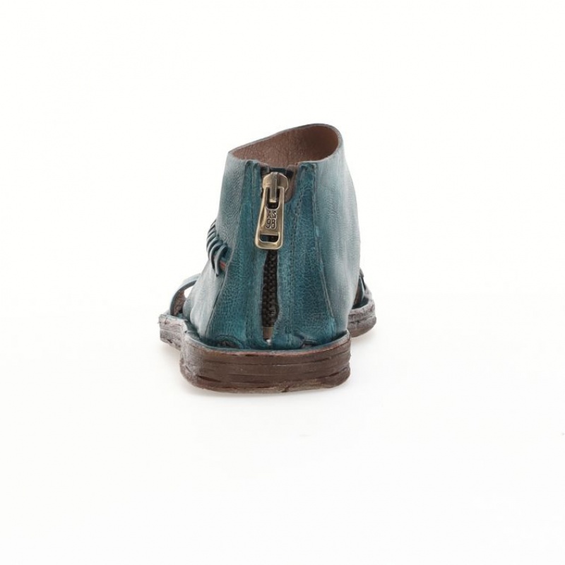 Sandale A.S.98 Romey Femme Vert | FR-986507KIX