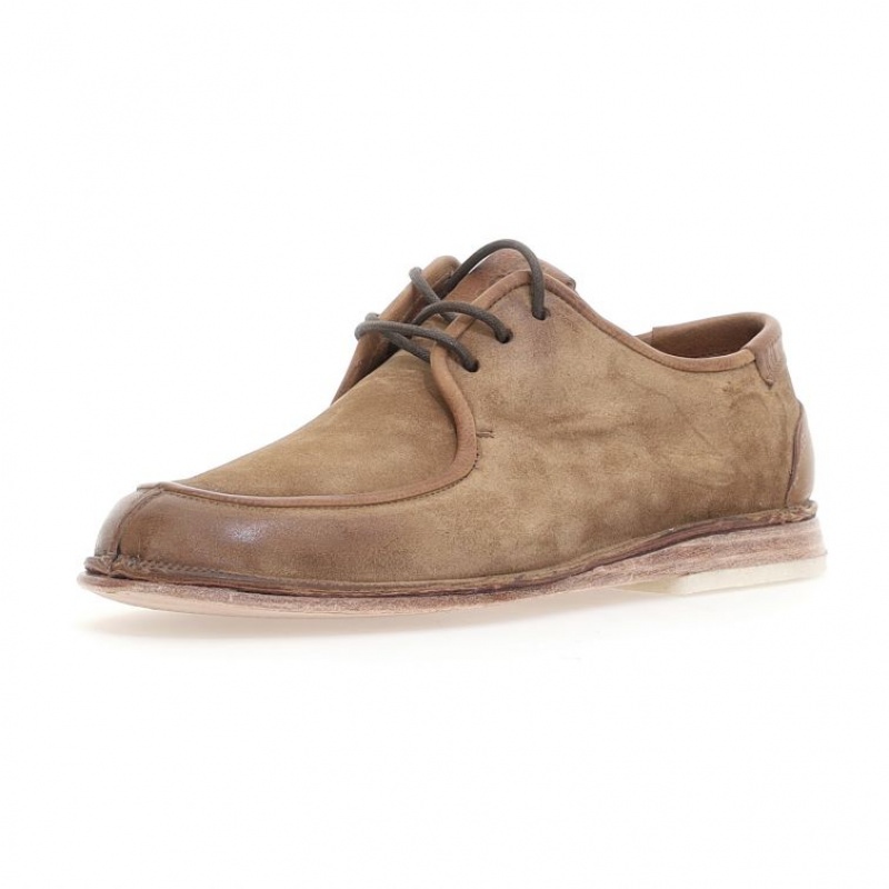 flat shoes A.S.98 Alf Homme Marron Clair | FR-760982UYP