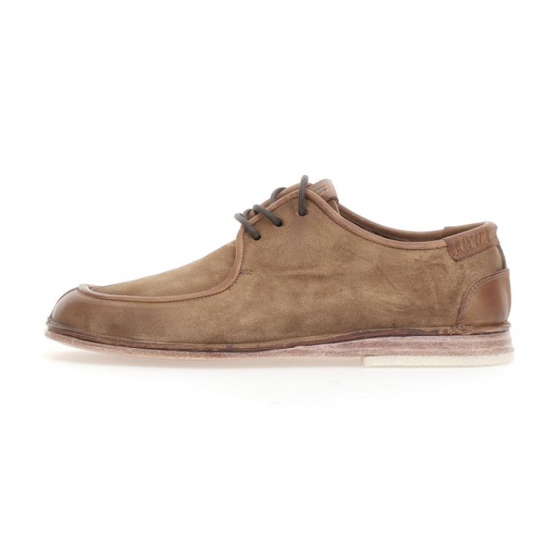 flat shoes A.S.98 Alf Homme Marron Clair | FR-760982UYP