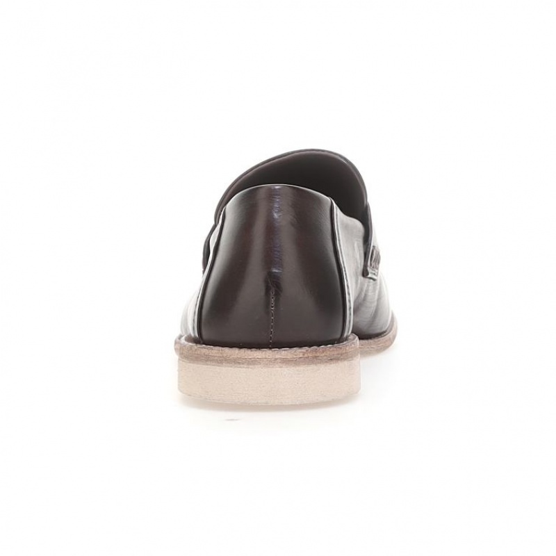 flat shoes A.S.98 Ogden Homme Chocolat | FR-750486EIW