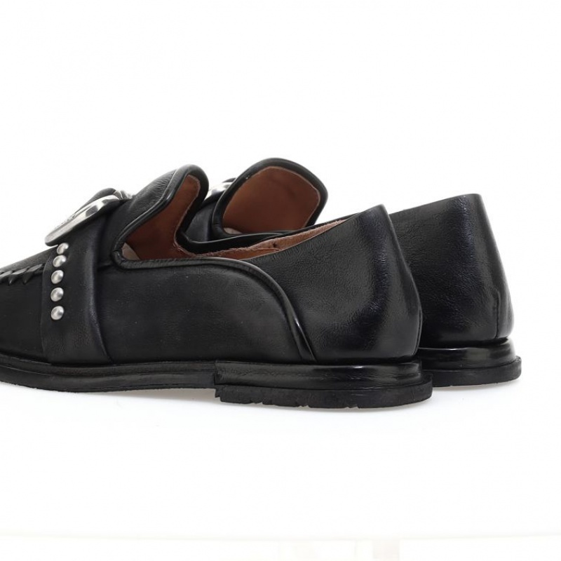 flat shoes A.S.98 Tamika Femme Noir | FR-154672UBN