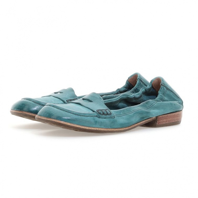flat shoes A.S.98 Zavia Femme Vert | FR-487192RHA
