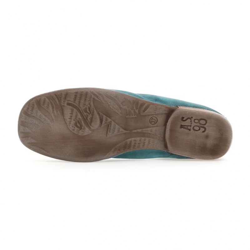 flat shoes A.S.98 Zavia Femme Vert | FR-487192RHA