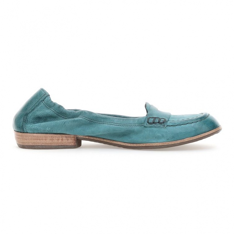 flat shoes A.S.98 Zavia Femme Vert | FR-487192RHA